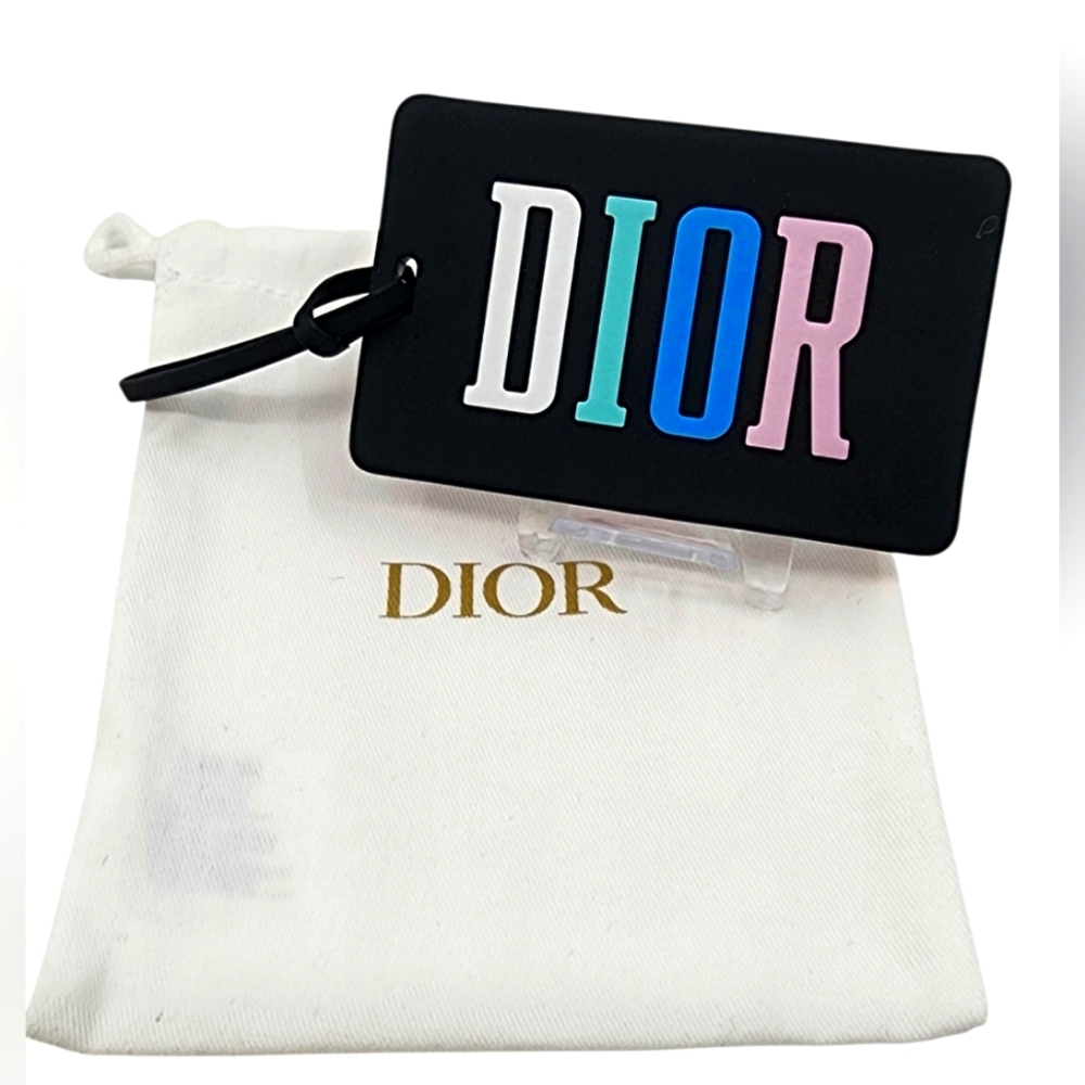 NWOT Dior Purse Mirror with Colorful Logo